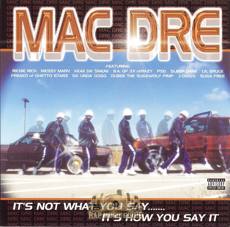 Mac dre it s not what you say its how you say it cd rap music guide